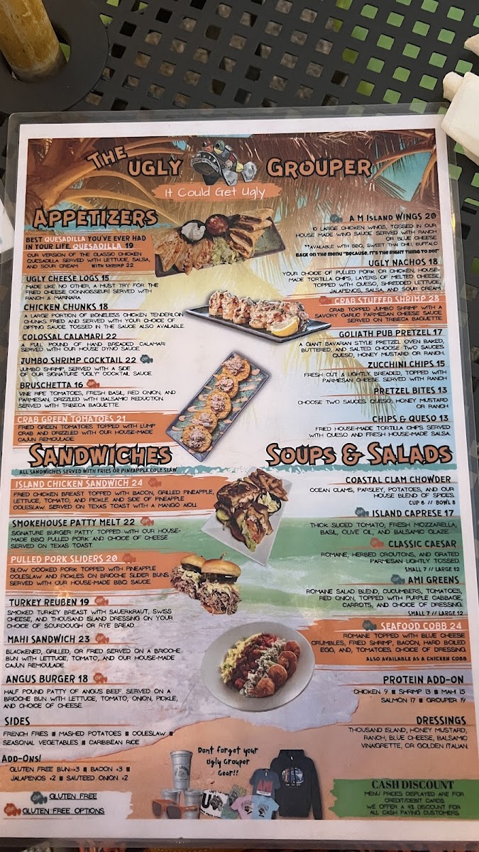 The Ugly Grouper Menu - Image 2