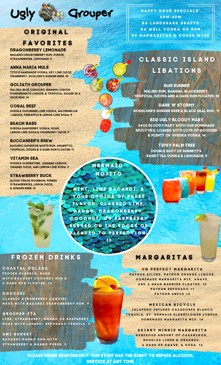 The Ugly Grouper Menu - Image 5